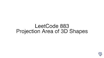 LeetCode 883: Projection Area of 3D Shapes