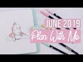 Plan With Me | June Bullet Journal Setup | Theme: Unicorns