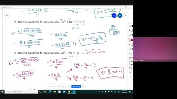 Unit 4 Test Review #2 Video (11/5)