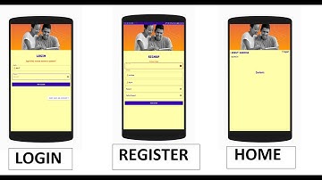 Android App Design Registration and Login and Logout  With Remember Password after Login