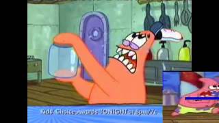Patrick burns the DINNER blaster