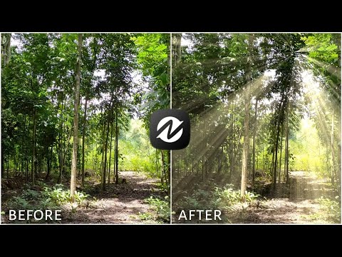 How to Make a Realistic Sun Ray Effect on video Android - Node Video Tutorial - Ahmad Ali Edits