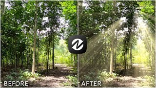 How to Make a Realistic Sun Ray Effect on video Android - Node Video Tutorial - Ahmad Ali Edits