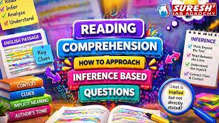 READING COMPREHENSION | HOW TO APPROACH INFERENCE BASED QUESTIONS | Suresh IAS Academy