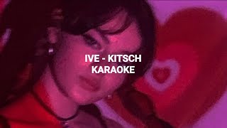 IVE (아이브) - 'Kitsch' KARAOKE with Easy Lyrics