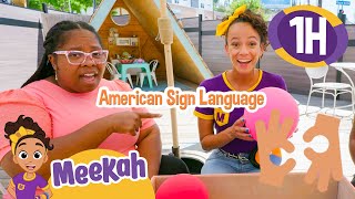 Meekah Learns American Sign Language | Blippi and Meekah Educational Videos For Kids by Moonbug Kids - Celebrating Diversity 32,643 views 13 days ago 1 hour, 1 minute