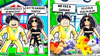 FINJO SER MILLONARIO PARA ESTA BATALLA DE MASCOTAS EPICAS ¿MI PRIMERA PERDIDA? en ADOPT ME ROBLOX 