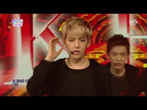 [EXO] [Wolf and the Beauty (Wolf)] @ Popular song Inkigayo 20130714