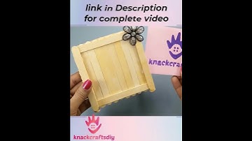 DIY Photo Frame made of Popsicle Stick – How to Make Popsicle Stick Photo Frame at Your Home