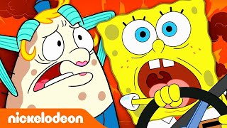 60 MINUTES Of SpongeBob's WEIRDEST Boating School Moments! | Nickelodeon Cartoon Universe | Funny C