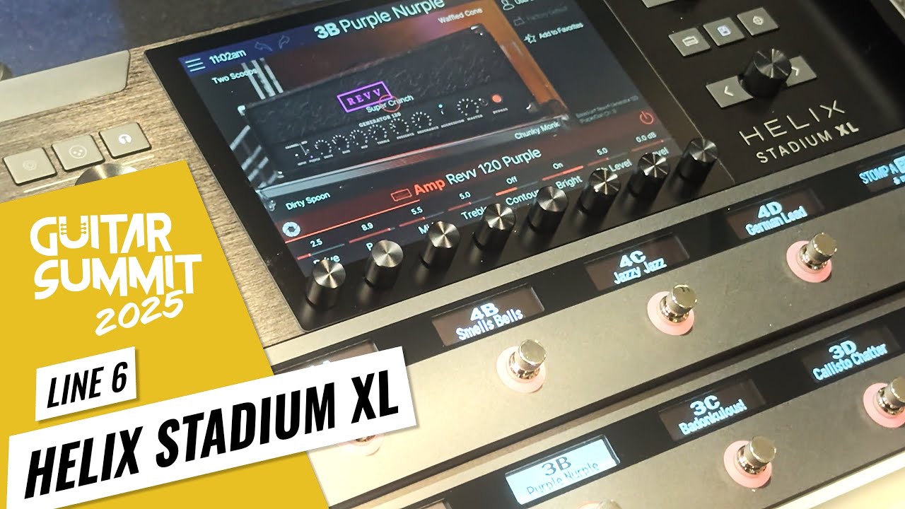 Guitar Summit 2025: Line 6 Helix Stadium XL – Overview & Sound Demo