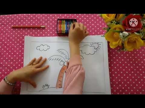 Tranh Tô Màu Cho Bé 9 Tuổi - Hướng dẫn cho trẻ 4-5 tuổi tạo Hình: Tô màu cây dừa