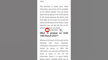 ICSE Board Class-10th Result 2021: How to check and Download ICSE 10th Result 2021 l ICSE Exams