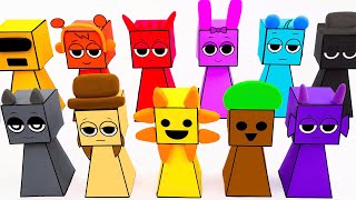 💖Paper DIY💖 Making Clay Incredibox SPRUNKI BLIND BOX Unboxing | How To Make by Mr.Blind Bag ASMR