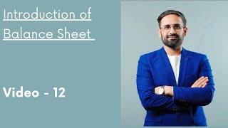 12. Introduction Of Balance Sheet