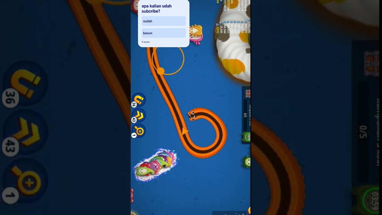 WORMS ZONE.IO🔥🐍//MOBILEGAME // GAMEPLAY🐍 