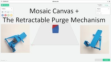 Get Mosaic Canvas to work with the Retractable Purge Mechanism (How to instructional video)