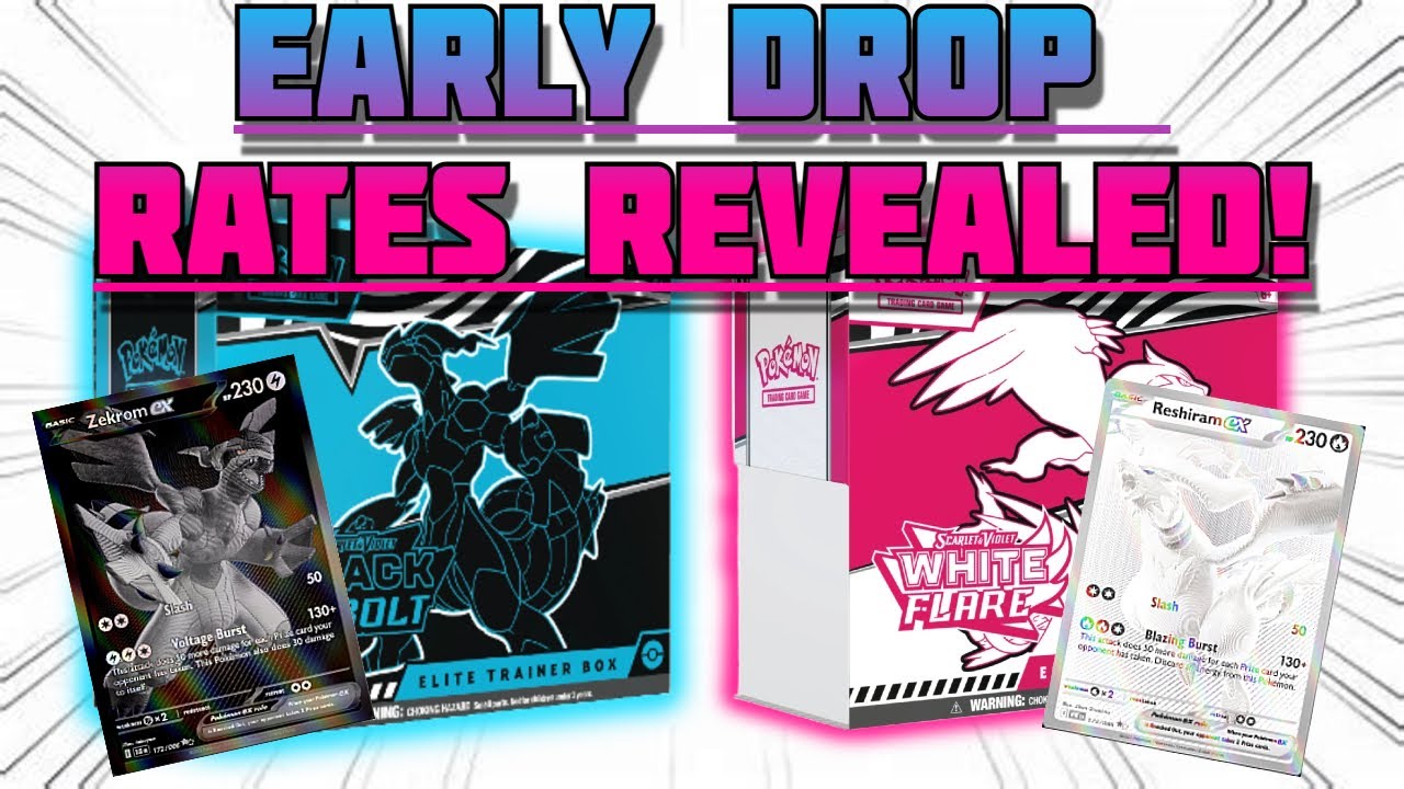 How Rare Are the New BWR Cards? Early Black Bolt & White Flare Pull ...