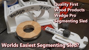 Wedge Pro Segmenting Sled: Unbox, Set Up, and Test.