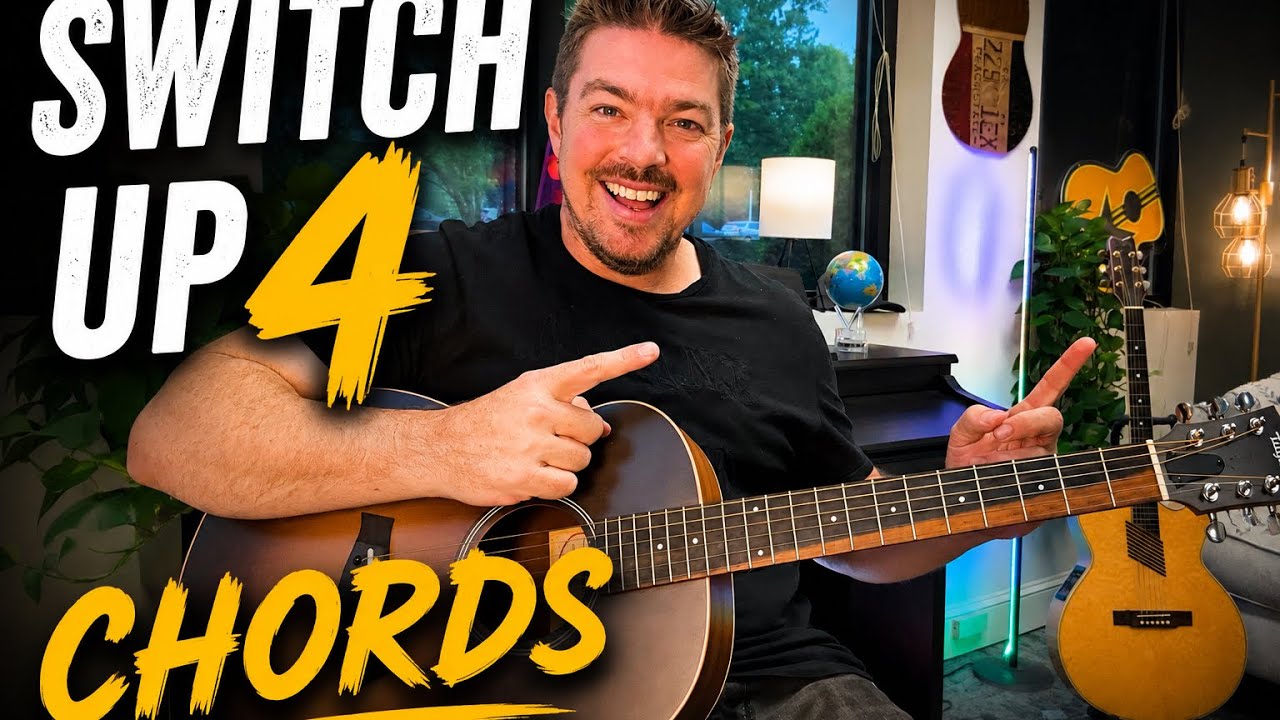 Switch Chords Up to Play Up the Neck of the Guitar (Sound Amazing!)