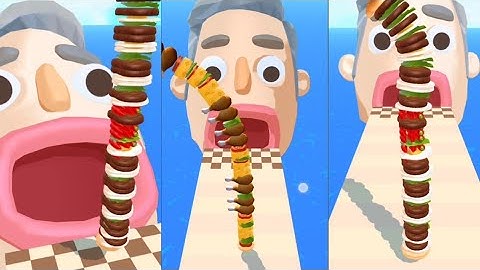 Sandwich Runner Walkthrough All Gameplay Android and IOS level Max #gaming #sandwichrunner #gameplay