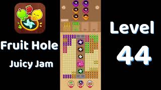 🎯 Fruit Hole Level 44 Walkthrough | Fun Fruit Puzzle Game 🍓 | SolutionGuruji