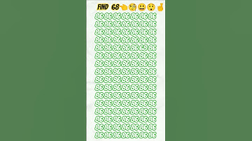 find the odd number 68 👈👀#iQtest #iQlavel #study #maths #army