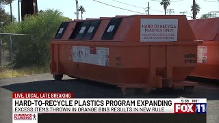 Tucson's hard-to-recycle plastic program expanding