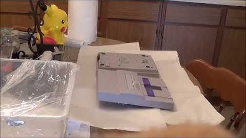 Restoring my Super Nintendo