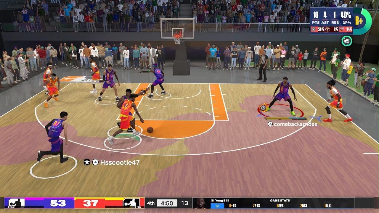 NBA 2K24 shooting high contested - YouTube