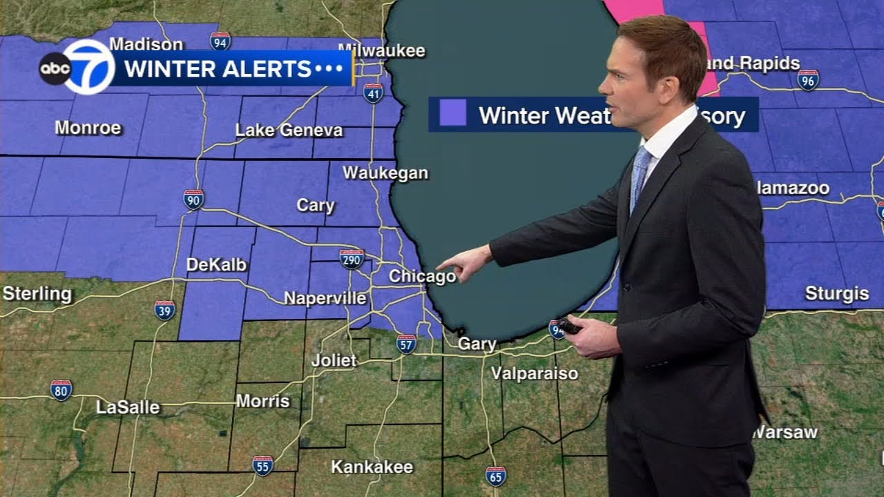 Snow expected into Wednesday, followed by cold blast in Chicago area ...
