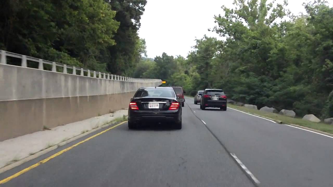 Clara Barton Parkway eastbound YouTube