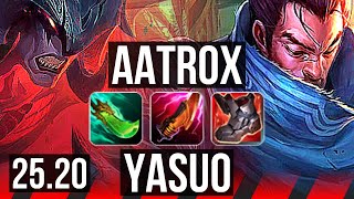 AATROX vs YASUO (TOP) | VN Challenger | 25.20
