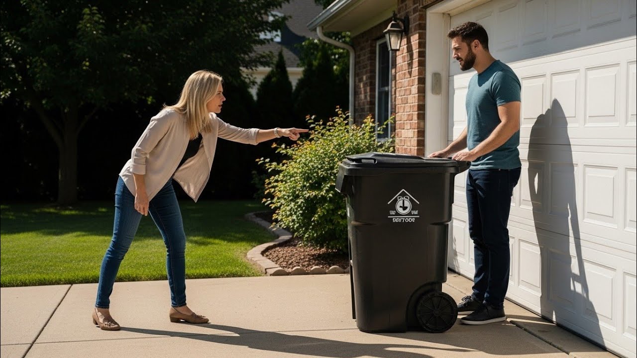 HOA Karen Kept Tipping My Trash Can at 4 AM — So I Set a Trap She'll Never Forget