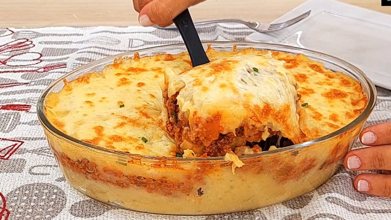 ESCONDIDINHO DE BATATA DOCE COM CARNE MOÍDA O MELHOR ESCONDIDINHO