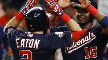Adam Eaton Singles Which Now Gives The Nationals A 6-2 Over The Astros - Game 7 2019 World Series