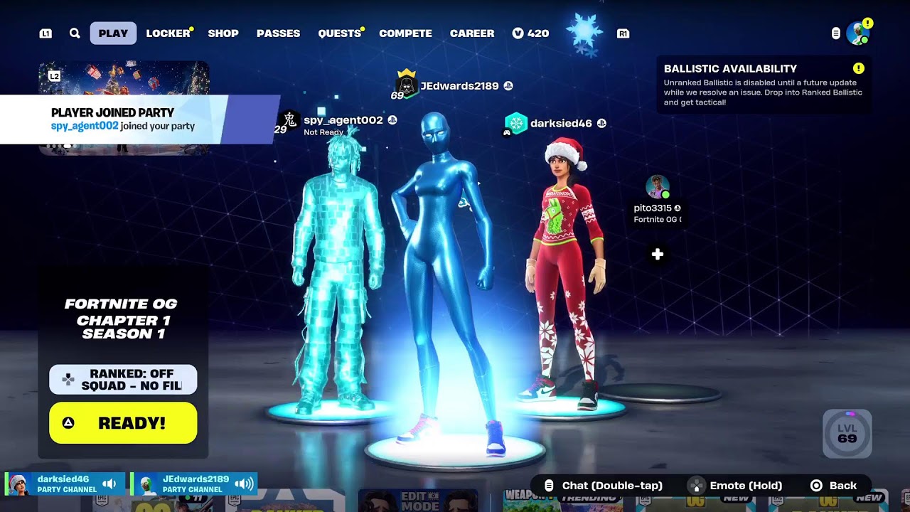 Playing Fortnite with Allen Whiting