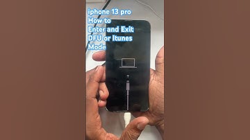How to enter and exit DFU OR Itunes mode in Iphone 13 pro #iphone13pro #itunesstore  #iphonerestore
