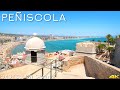 Tiny tour  pescola spain  visit the city in the sea an absolute beauty in castelln  2020 july