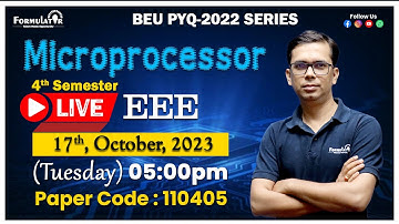 BEU PYQ-2022 Microprocessor  #4th th #Sem.#eee e  #beu #microprocessor