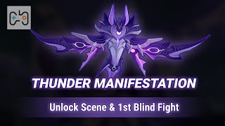 First Fight Against Thunder Manifestation & Unlock Scene! [Genshin Impact]