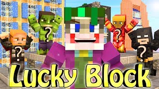 Minecraft | LUCKY BLOCK SUPERHERO BOSS CHALLENGE - SuperHero Villians: The Joker