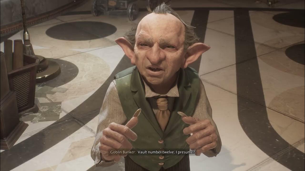 Hogwarts Legacy The Path To Hogwarts Gringott's Wizarding Bank Wake