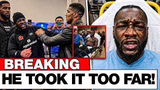 SHOCK INCIDENT! Deontay Wilder Hospitalized After INTENSE Anthony Joshua Airport Clash!