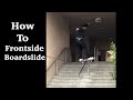 HOW TO FRONTSIDE BOARDSLIDE / NORMAN WOODS 2021