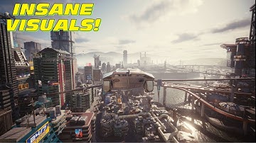 Cyberpunk 2077 Cyberlighting E3 2018 Mod Update: Insane Path Tracing Visuals! 