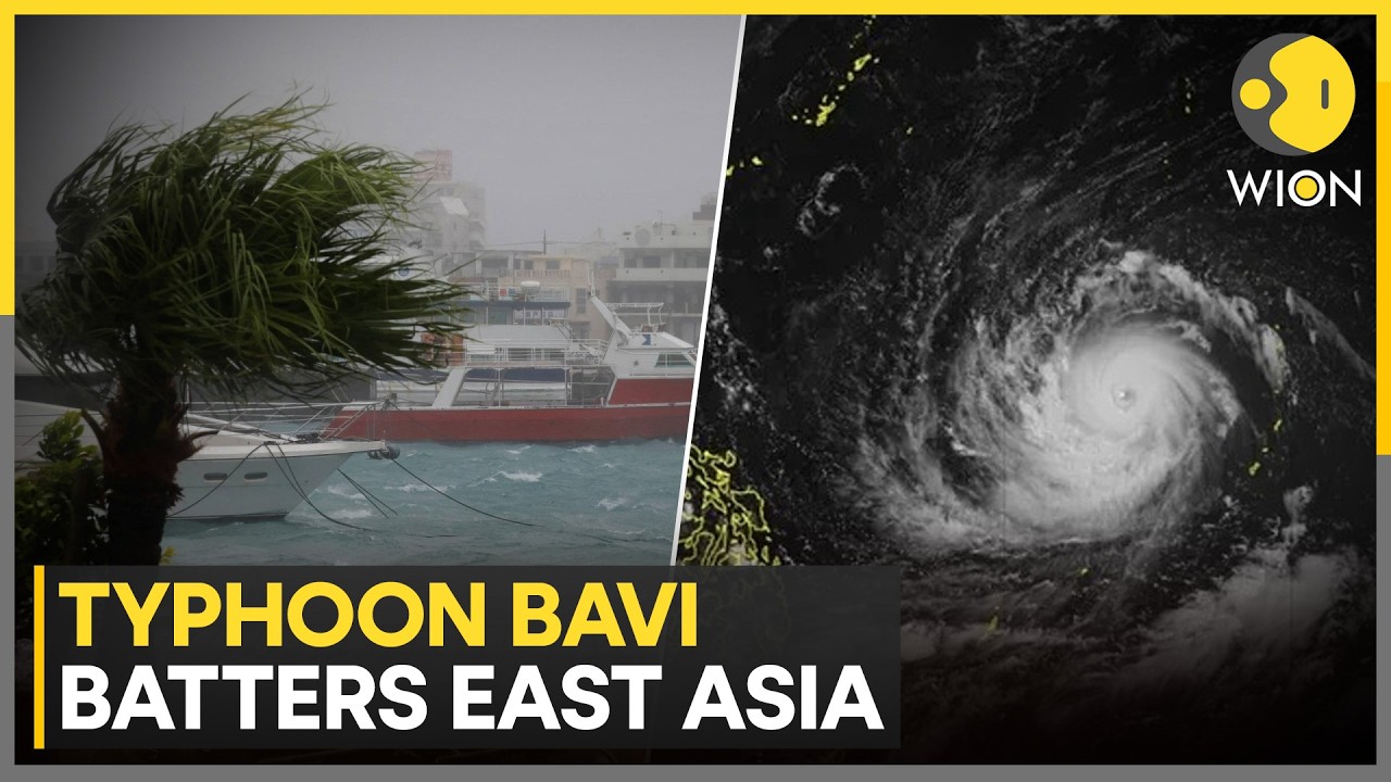 Typhoon Bavi Wreaks Havoc Across East Asia | Japan, Taiwan, China On Alert