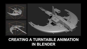 Creating A Turntable Animation In Blender