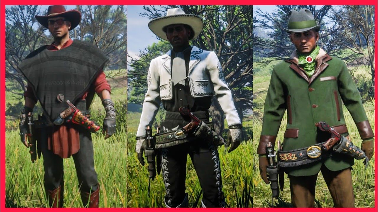 Red Dead Online New Update new clothes Naturalist outfits 4 YouTube