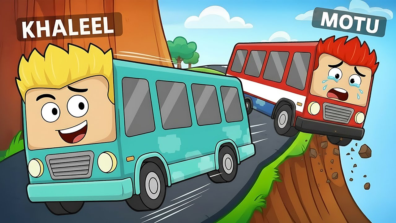 Only Skilled Drivers Can Finish Roblox Risky Roads 🚌🚌